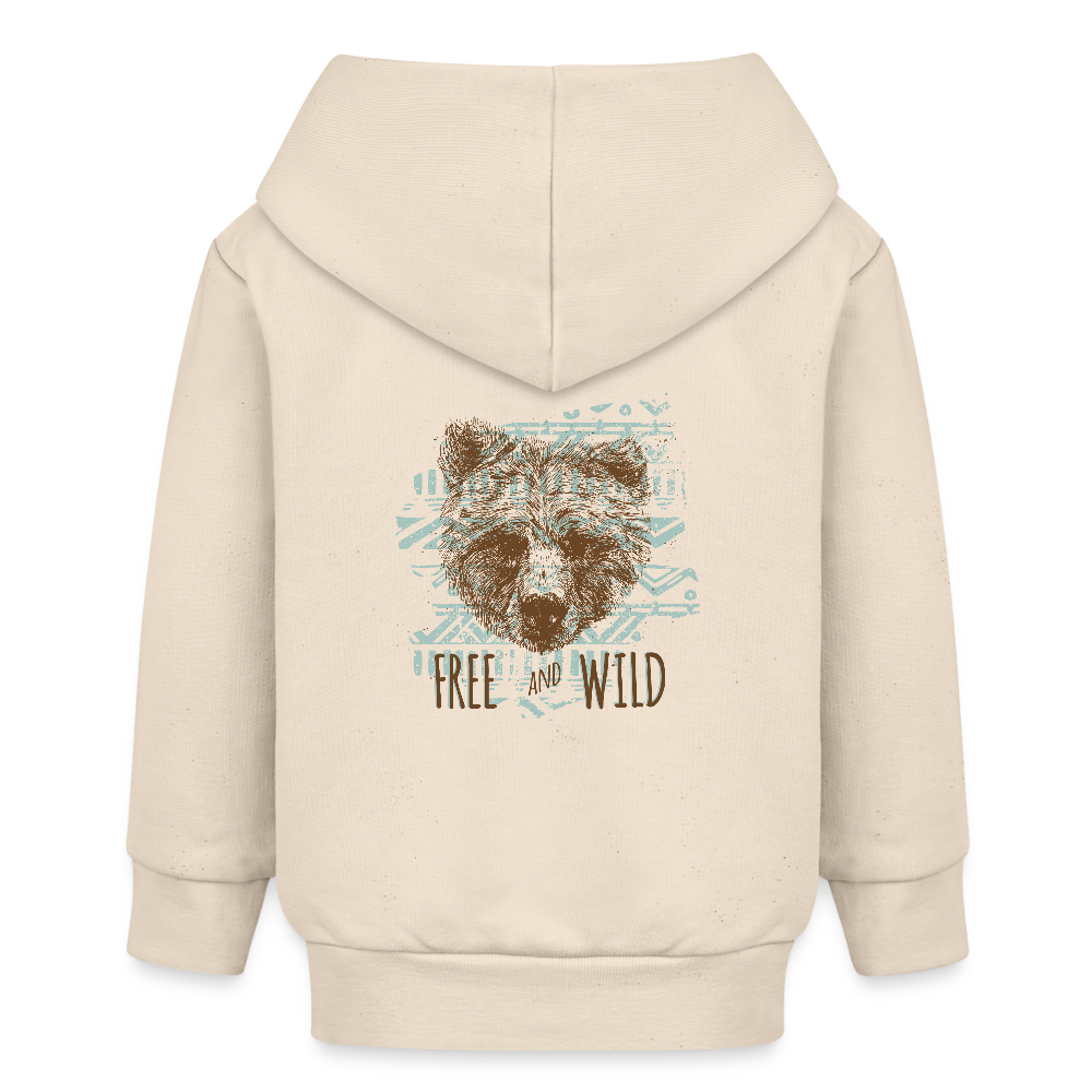 Stanley/Stella Bio zip-hoodie BABY CONNECTOR - witgrijs