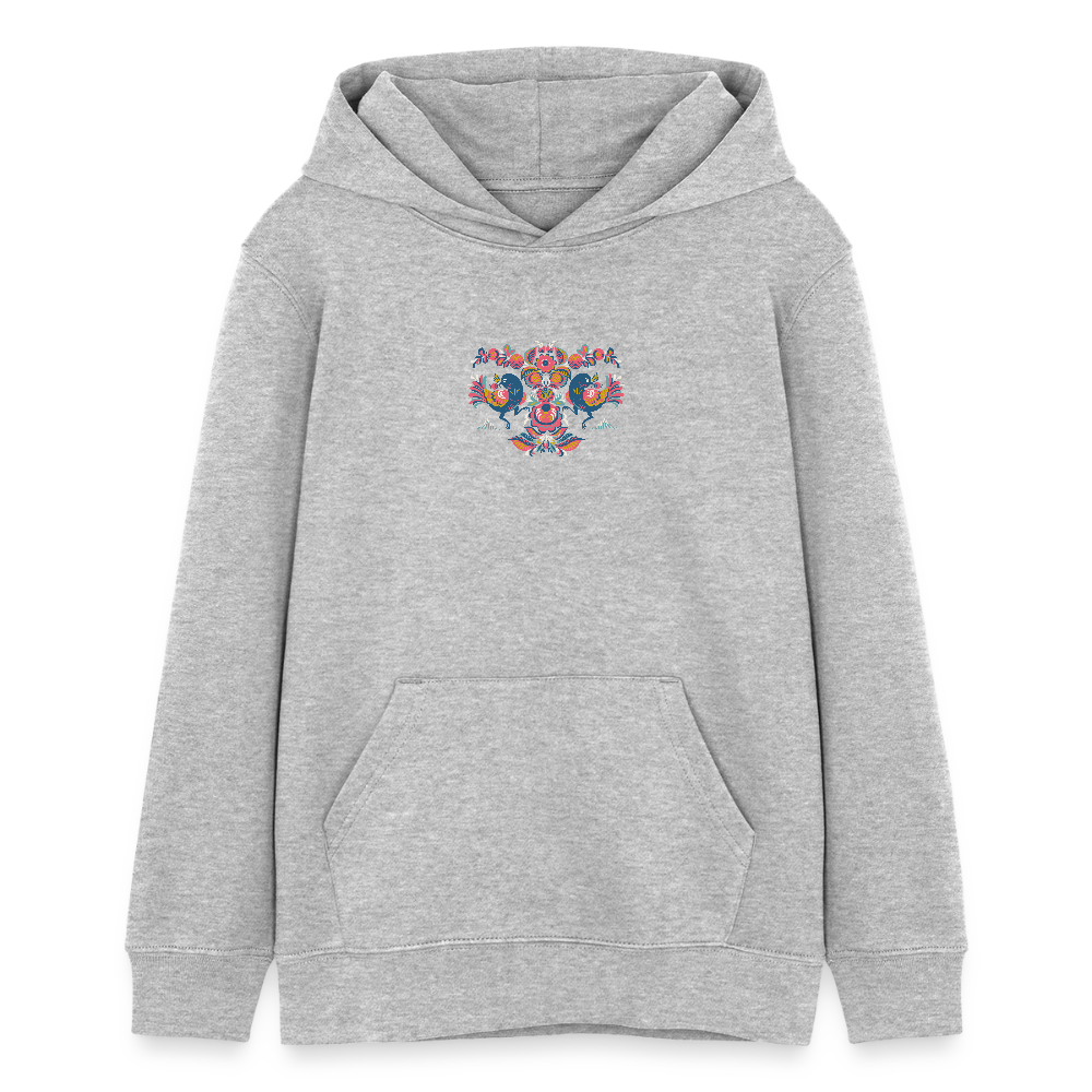Stanley/Stella Tiener bio-hoodie Mini Cruiser - grijs gemêleerd