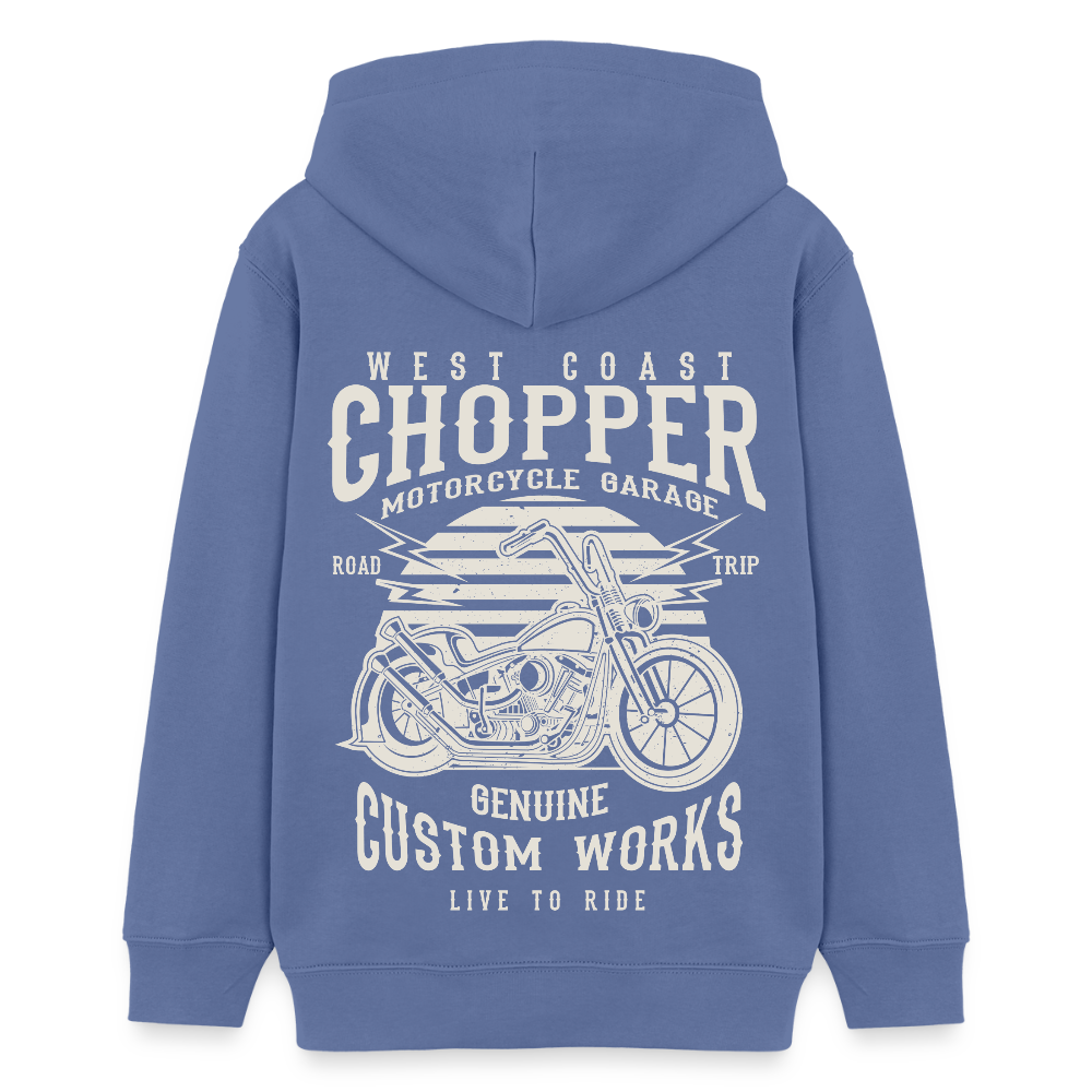 Stanley/Stella Tiener bio-hoodie Mini Cruiser - blauw
