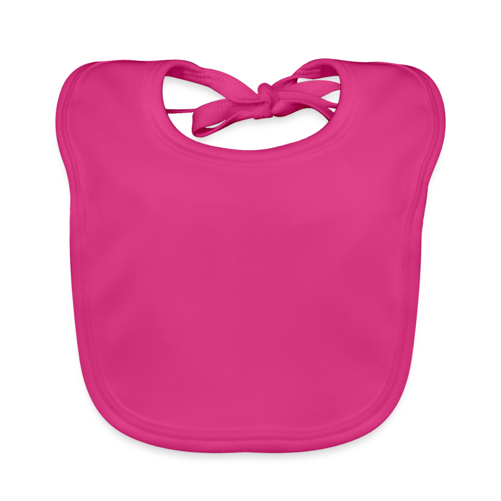 Bio-slabbetje voor baby's - fuchsia