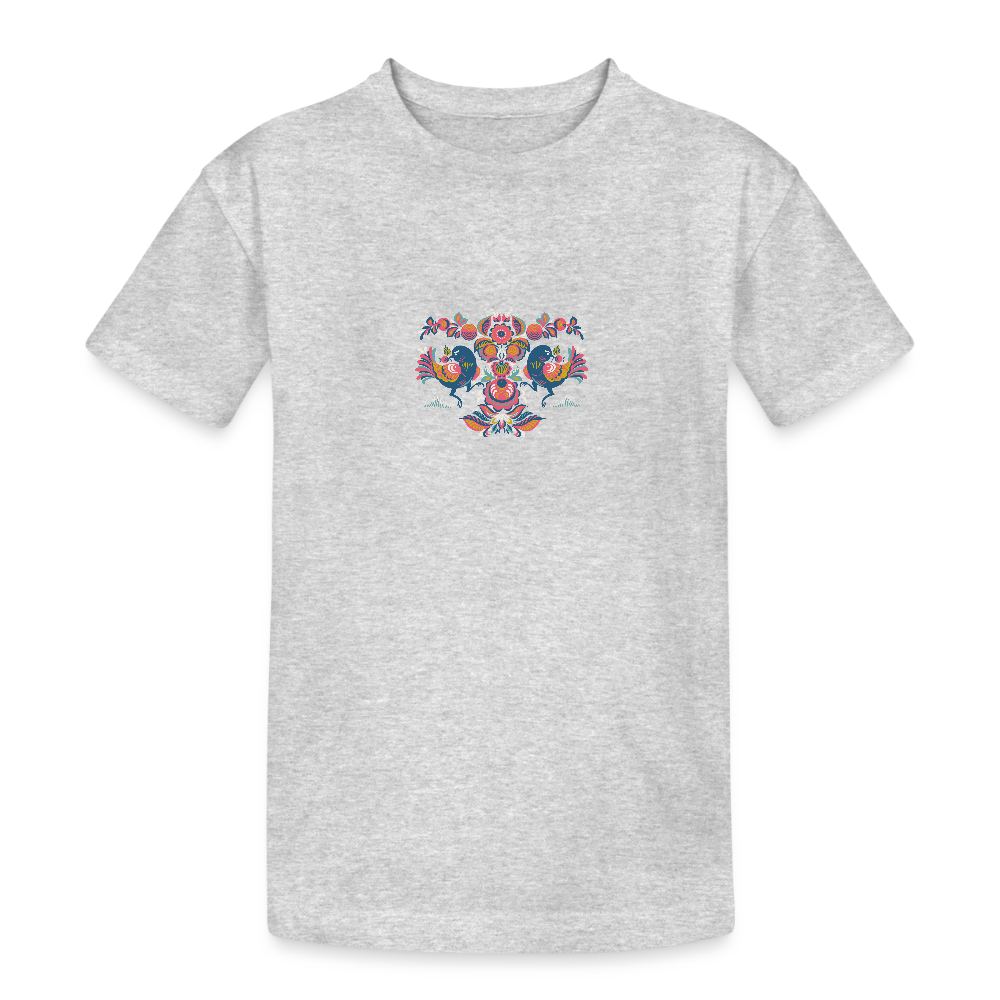 Kinderen Heavy Cotton T-shirt - grijs gemêleerd
