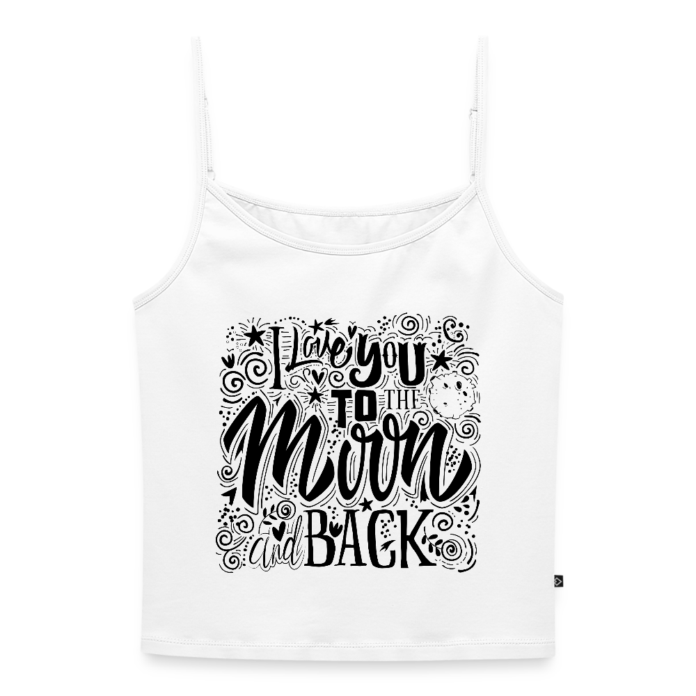 Vrouwen spaghetti-tanktop - wit