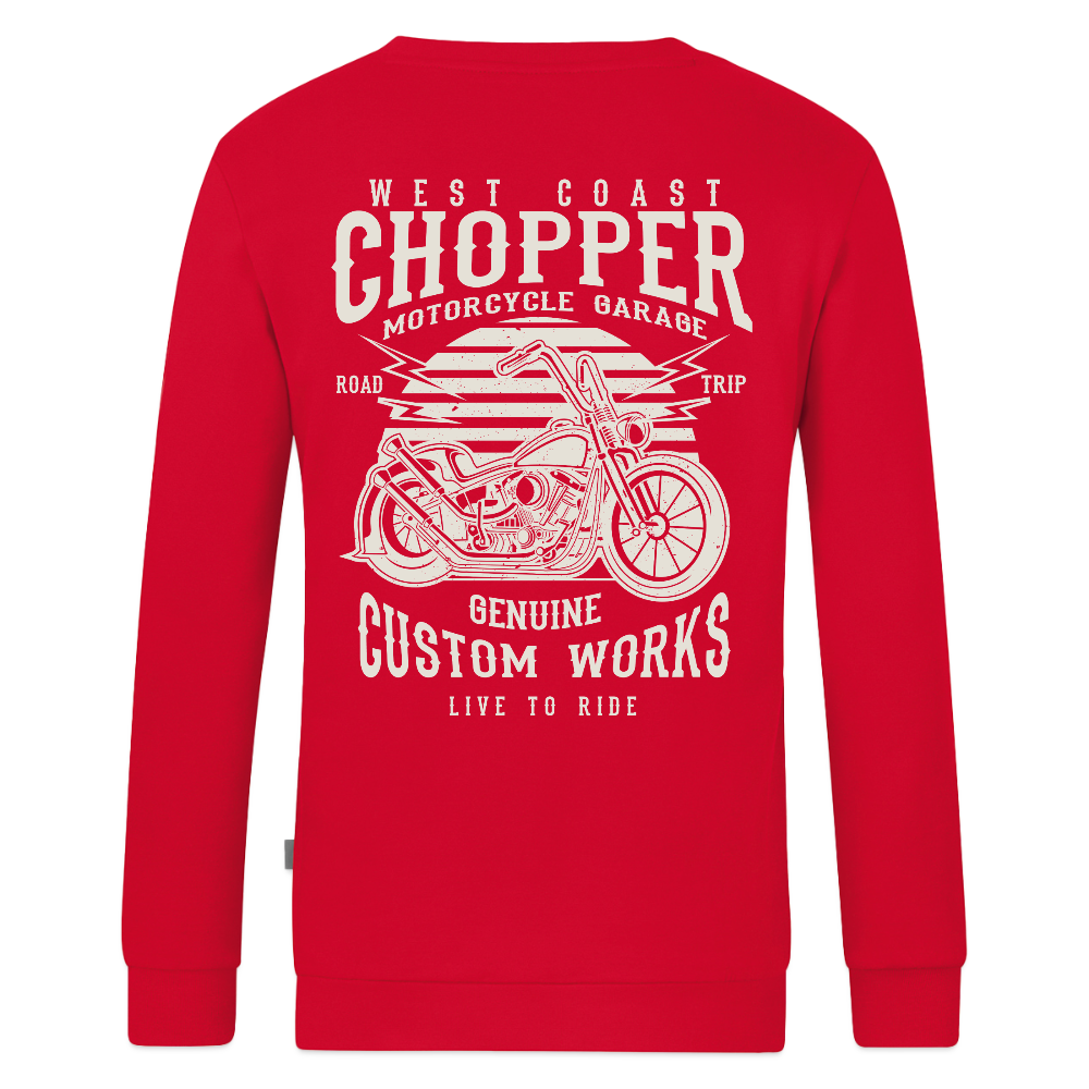 JAKO Sweatshirt Organic - rood