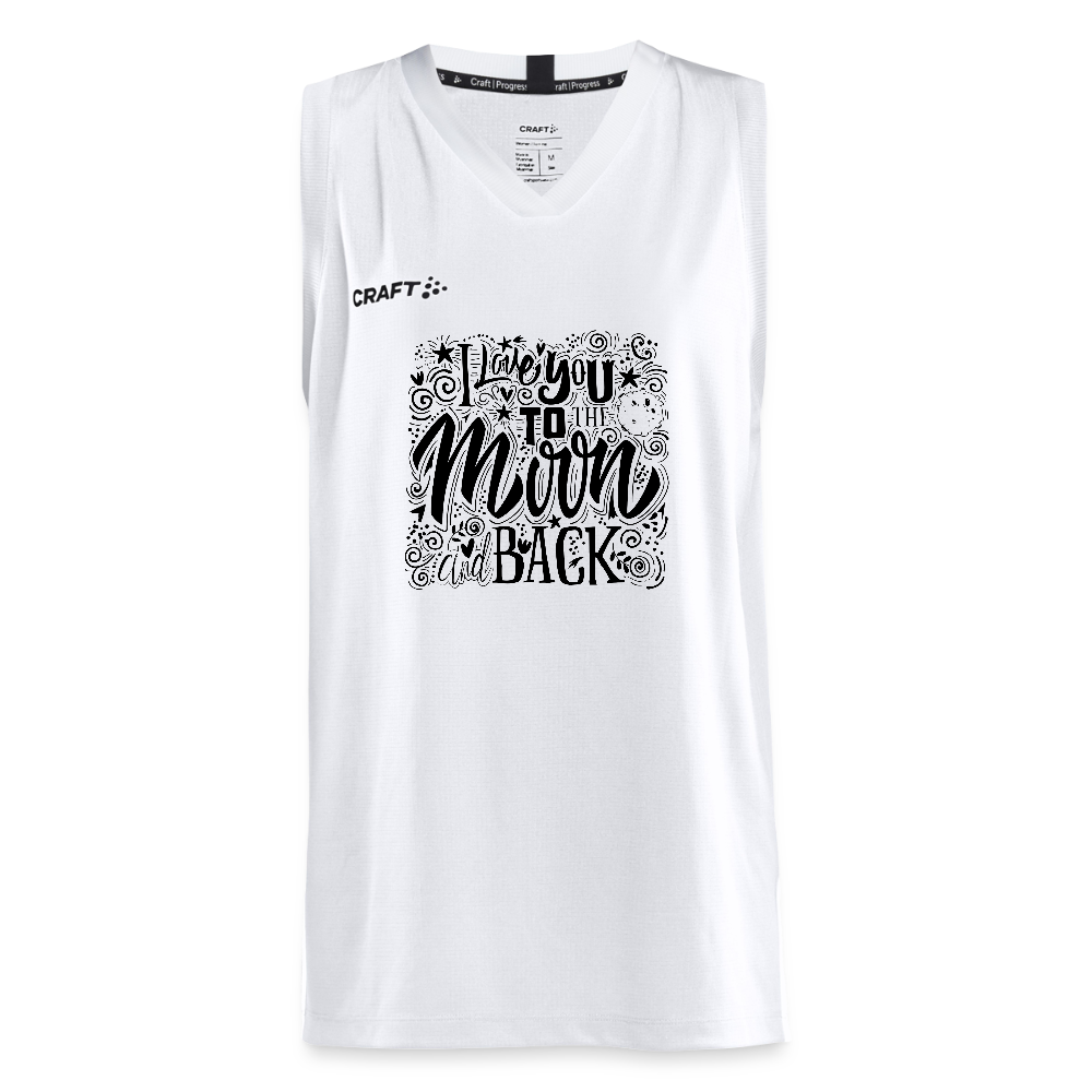 CRAFT Progress teenager basketbalshirt - wit