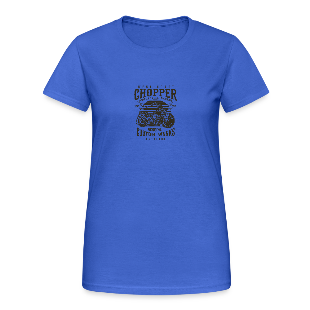 Vrouwen Gildan Heavy T-shirt - koningsblauw