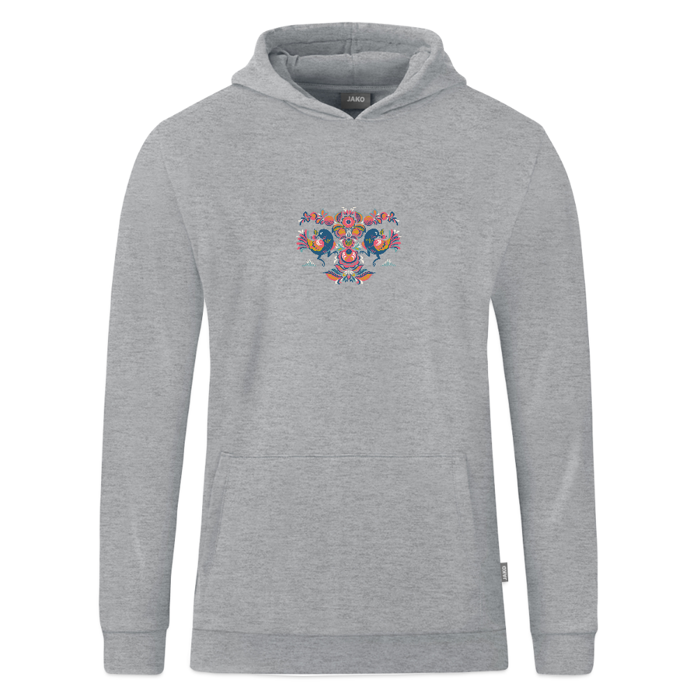 JAKO Kinderhoodie Organic - grijs gemêleerd
