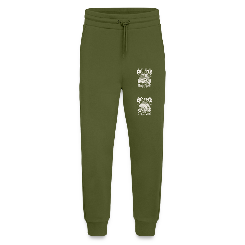 Organic relaxed joggingbroek made in EU - MOSS GREEN