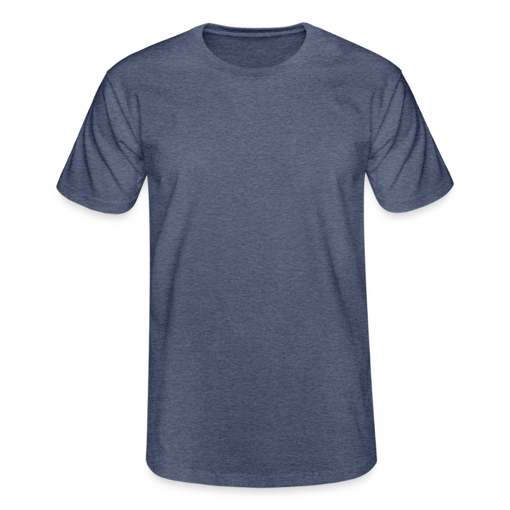 Mannen T-shirt van Fruit of the Loom - navy gemêleerd