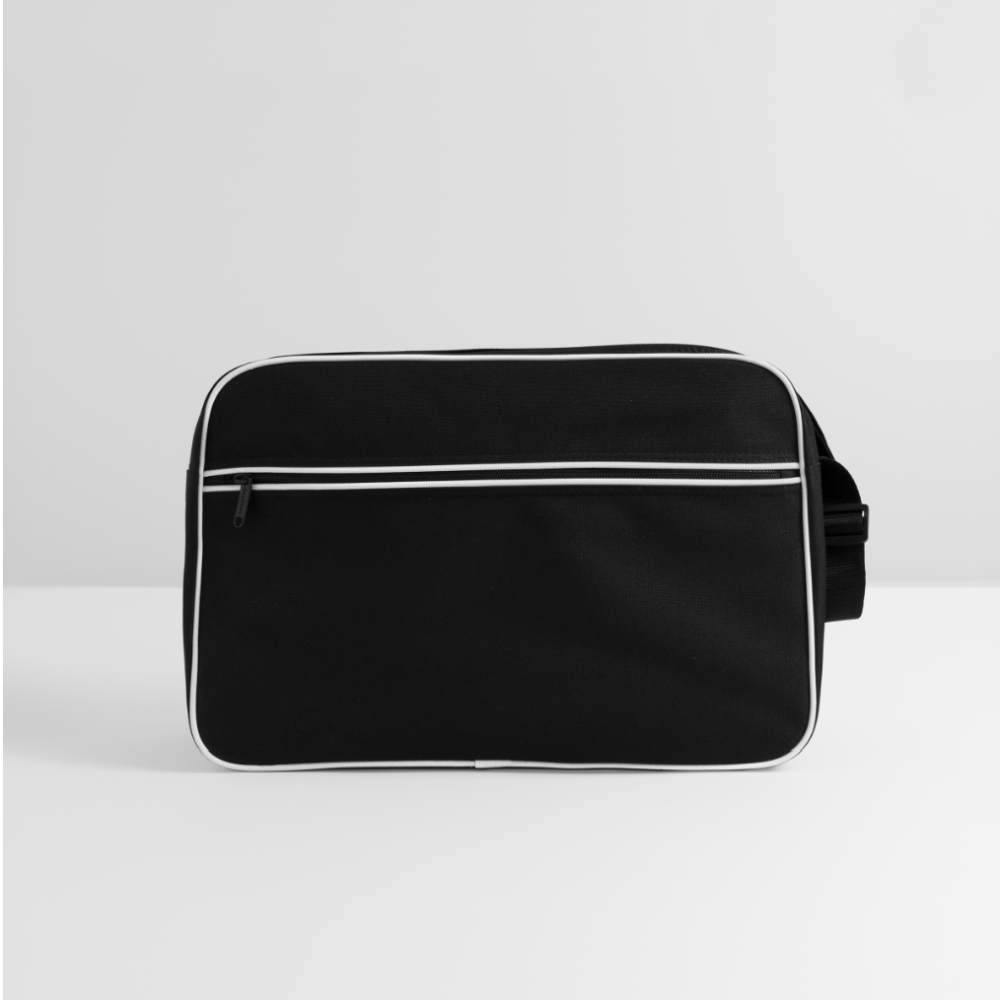 Retro-tas - zwart/wit