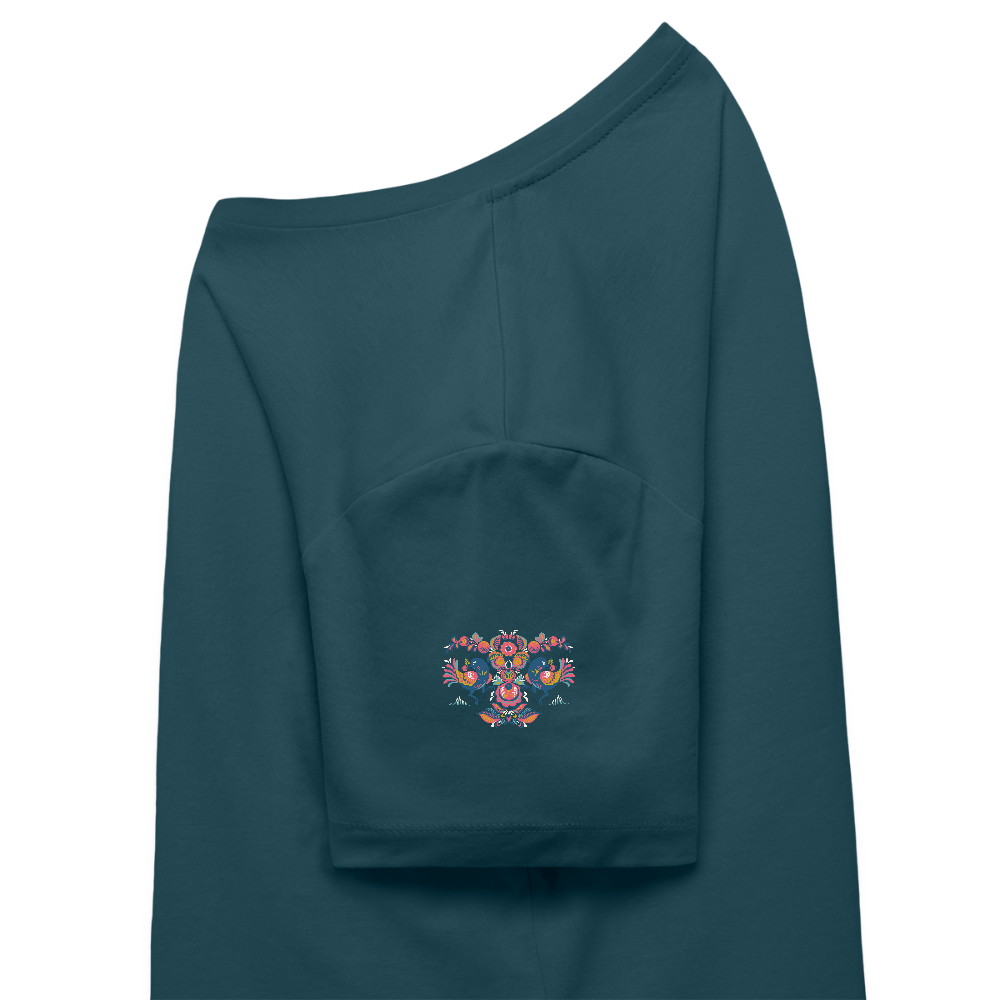Stanley/Stella Relaxed vrouwen bio-T-shirt met ronde hals SERENA - donker petrol