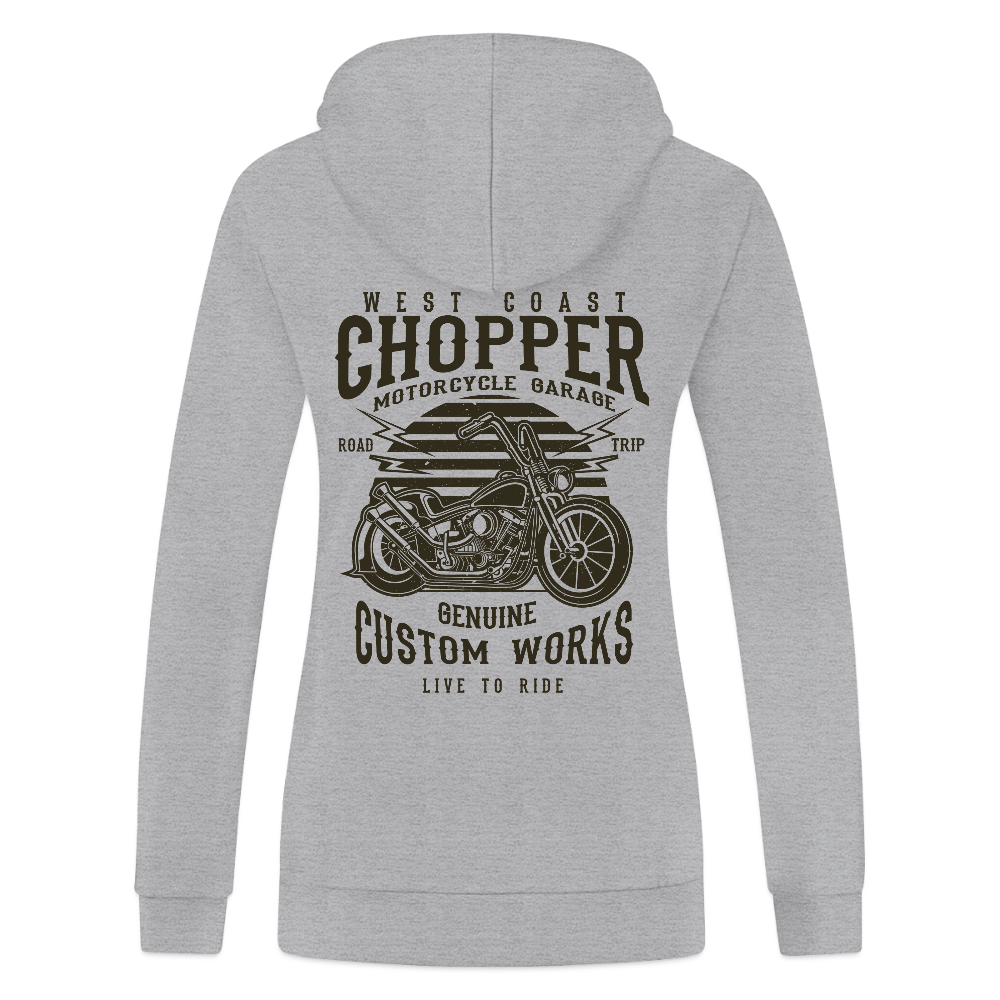 JAKO Vrouwen ziphoodie Organic - grijs gemêleerd