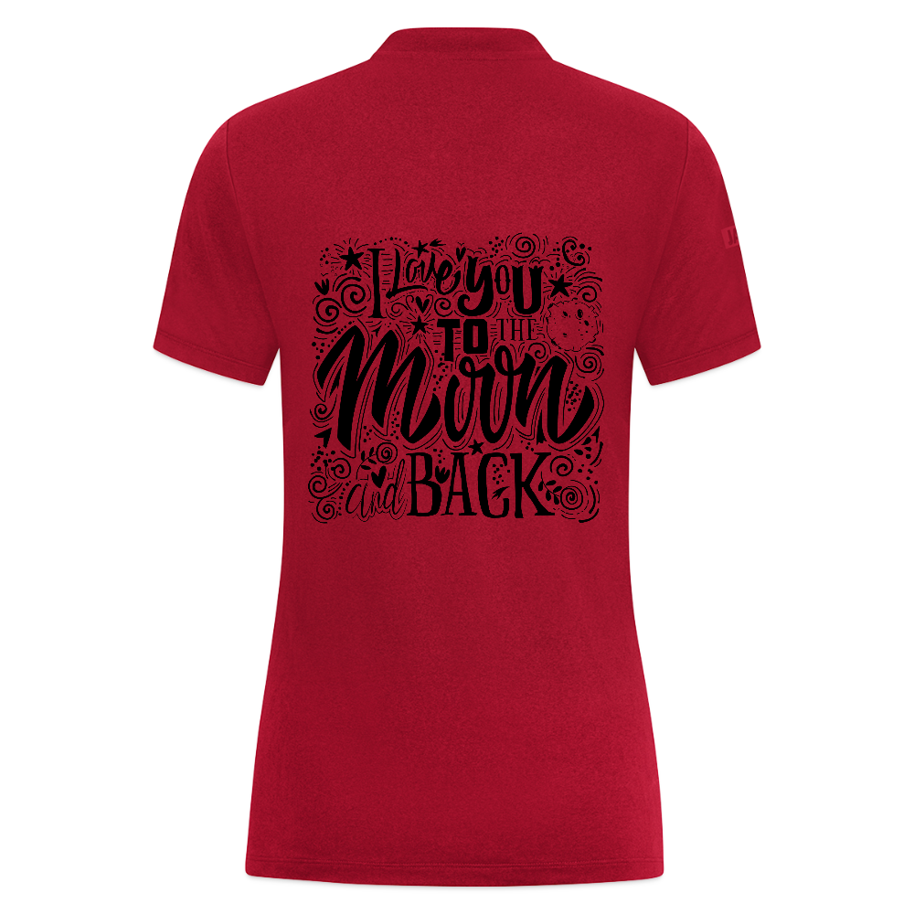JAKO Vrouwen poloshirt Pro Casual - donkerrood