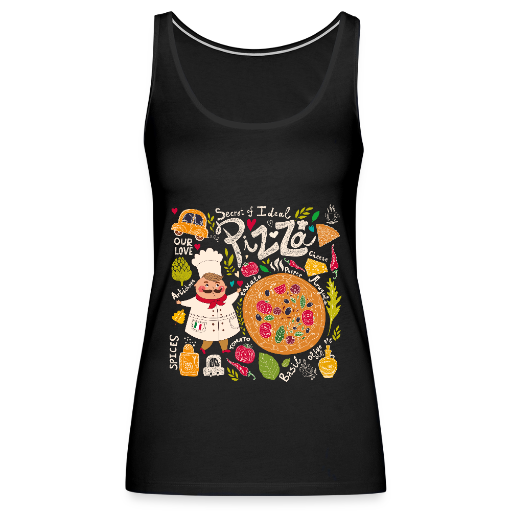 Vrouwen Premium tank top - zwart