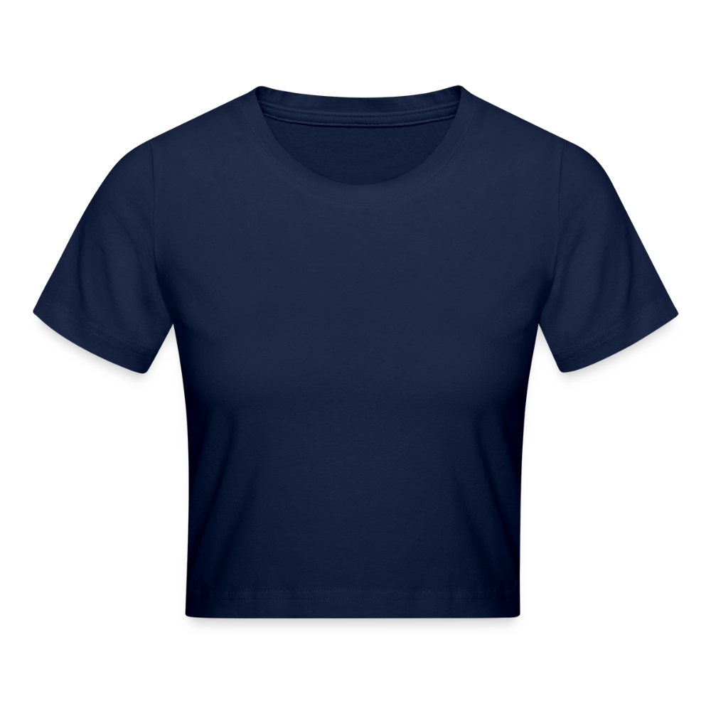 Cropped T-Shirt - navy