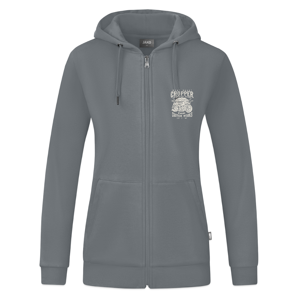 JAKO Vrouwen ziphoodie Organic - grijs