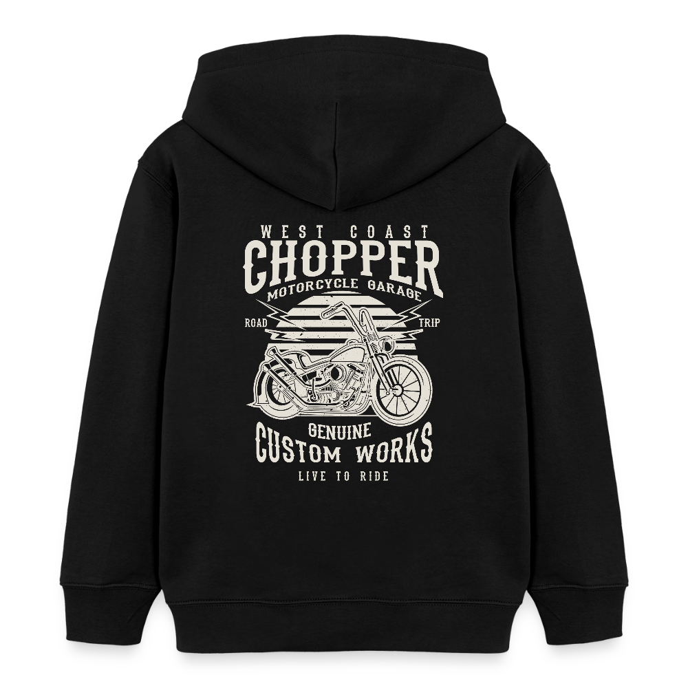 Stanley/Stella Kinder-bio-hoodie Mini Cruiser - zwart