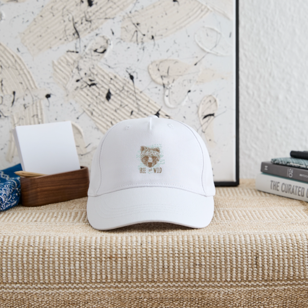 Bio kinder basecap - wit