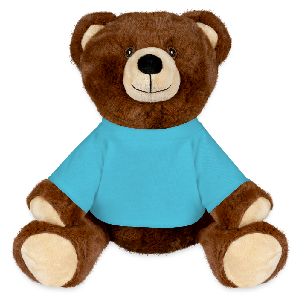 MiniFeet® RecycelBär® bruin - atolblauw
