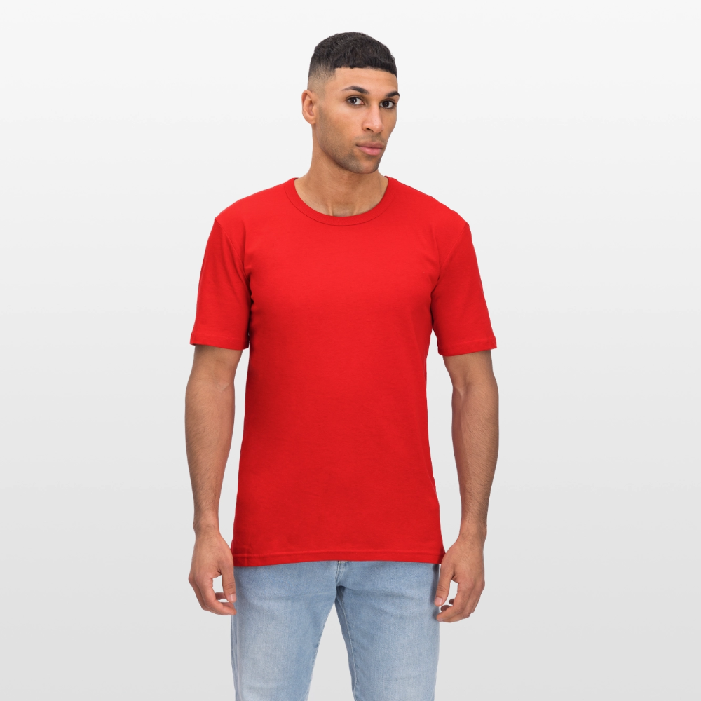 Mannen slim fit T-shirt - rood
