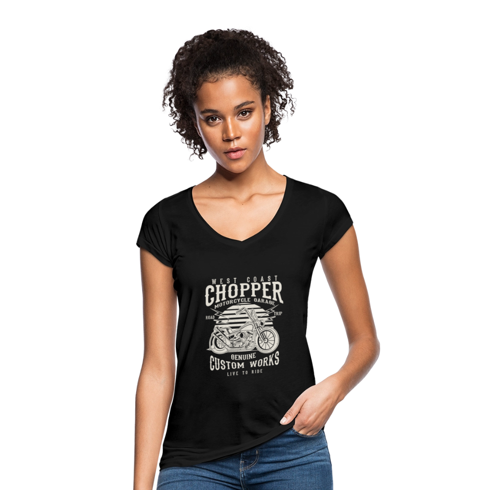 Vrouwen Vintage T-shirt - zwart