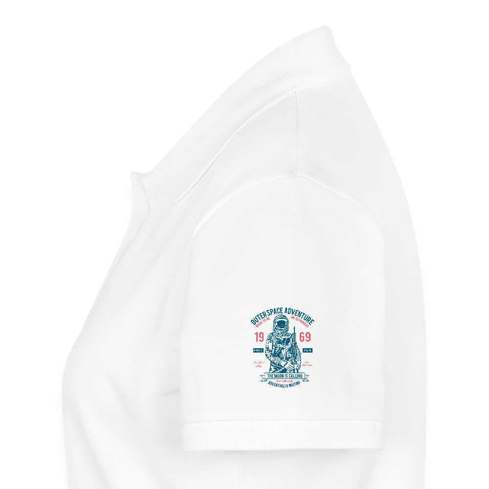 Vrouwen Premium Bio Poloshirt - wit