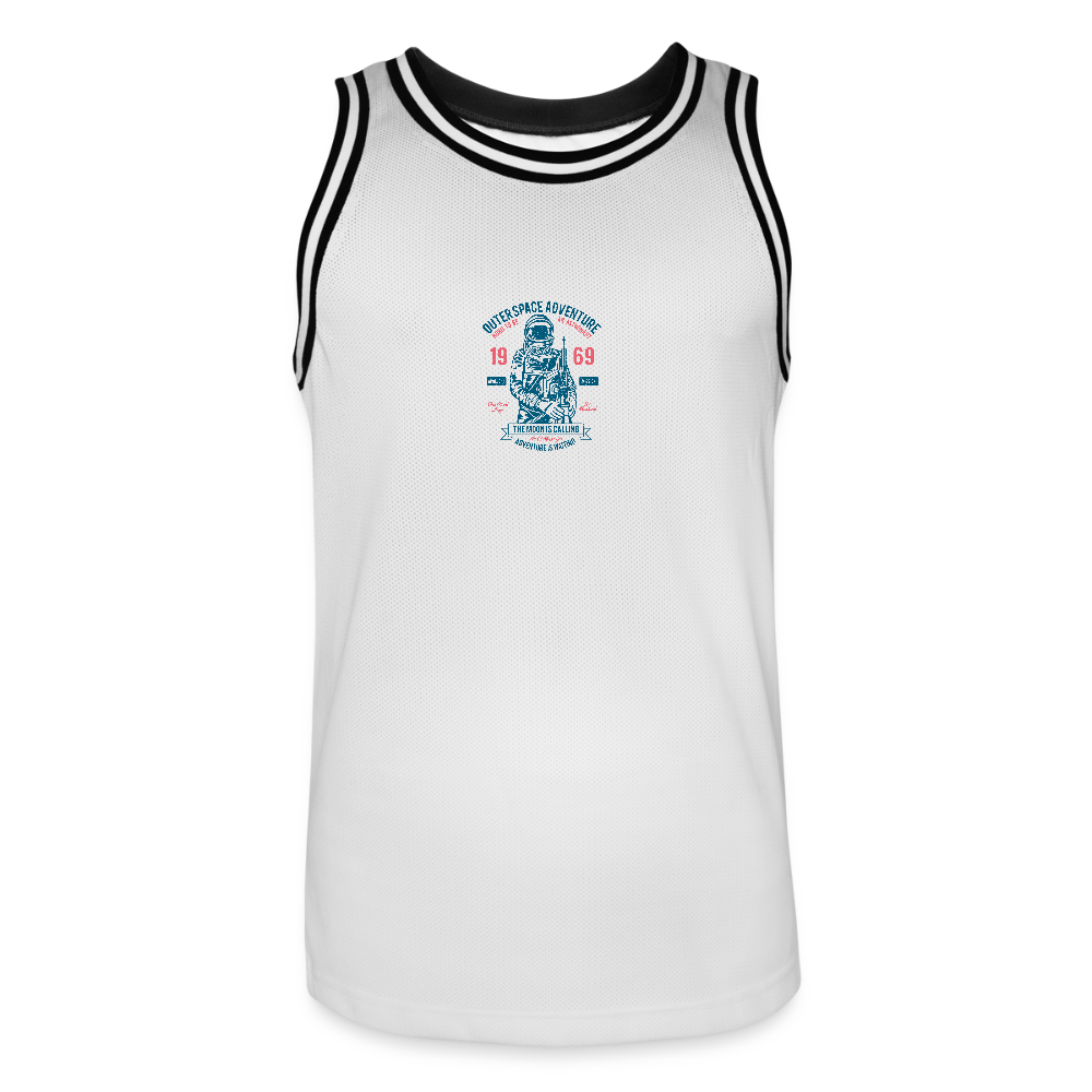 Mannen basketbal shirt - wit/zwart