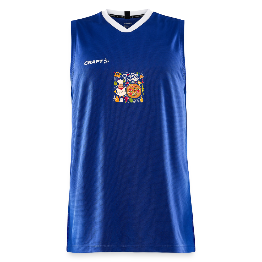CRAFT Progress kinder-basketbalshirt - koningsblauw