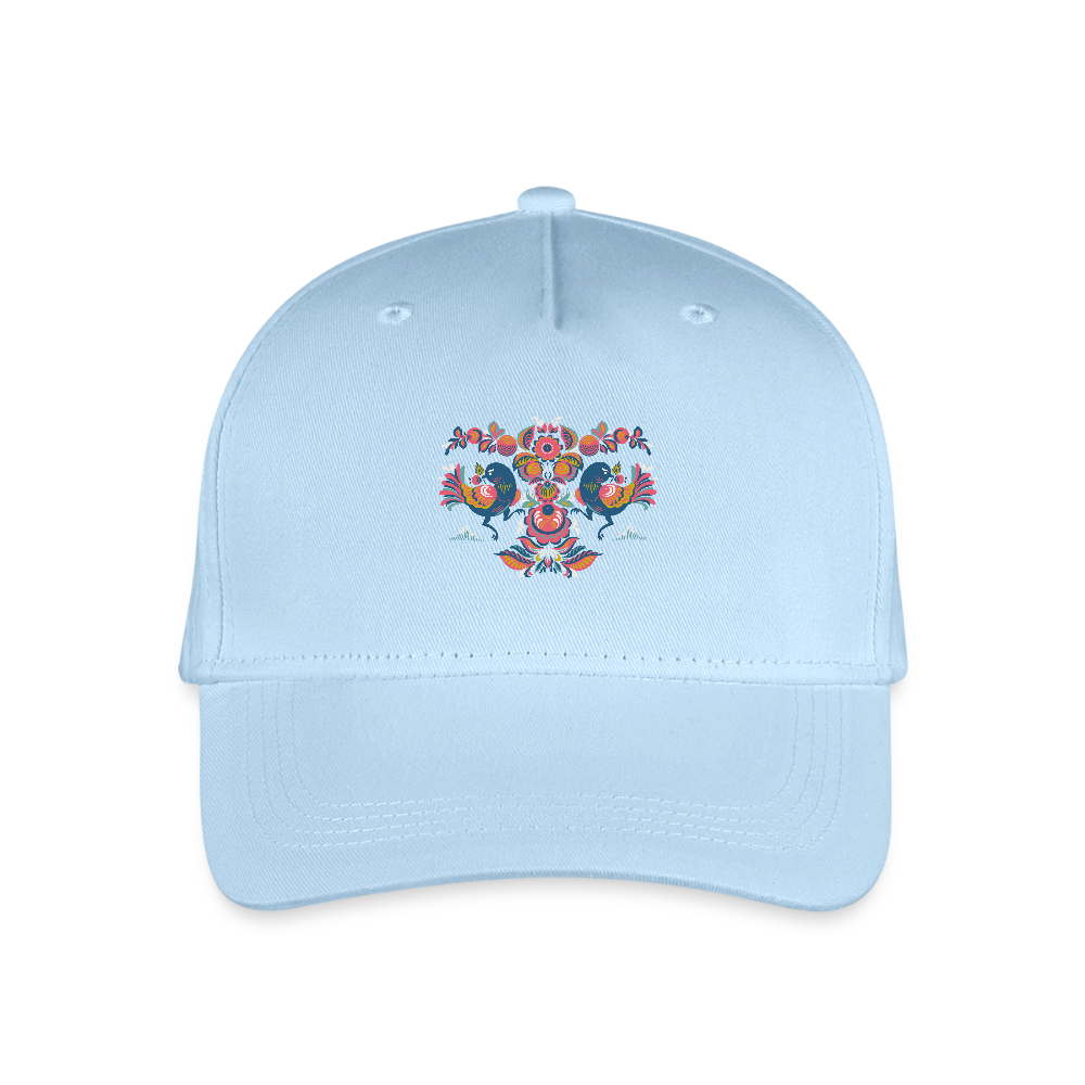 Bio kinder basecap - lichtblauw