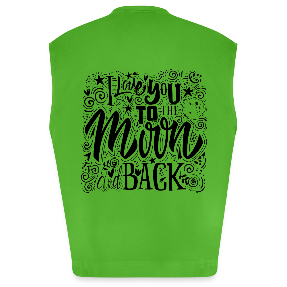 Heavyweight oversized organic tanktop made in EU Unisex - Apple Neon