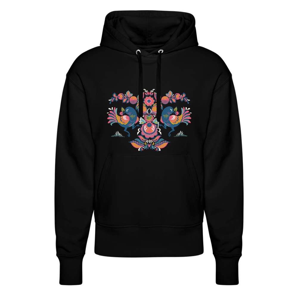 Stanley/Stella Uniseks relaxed fit bio-hoodie SLAMMER - zwart