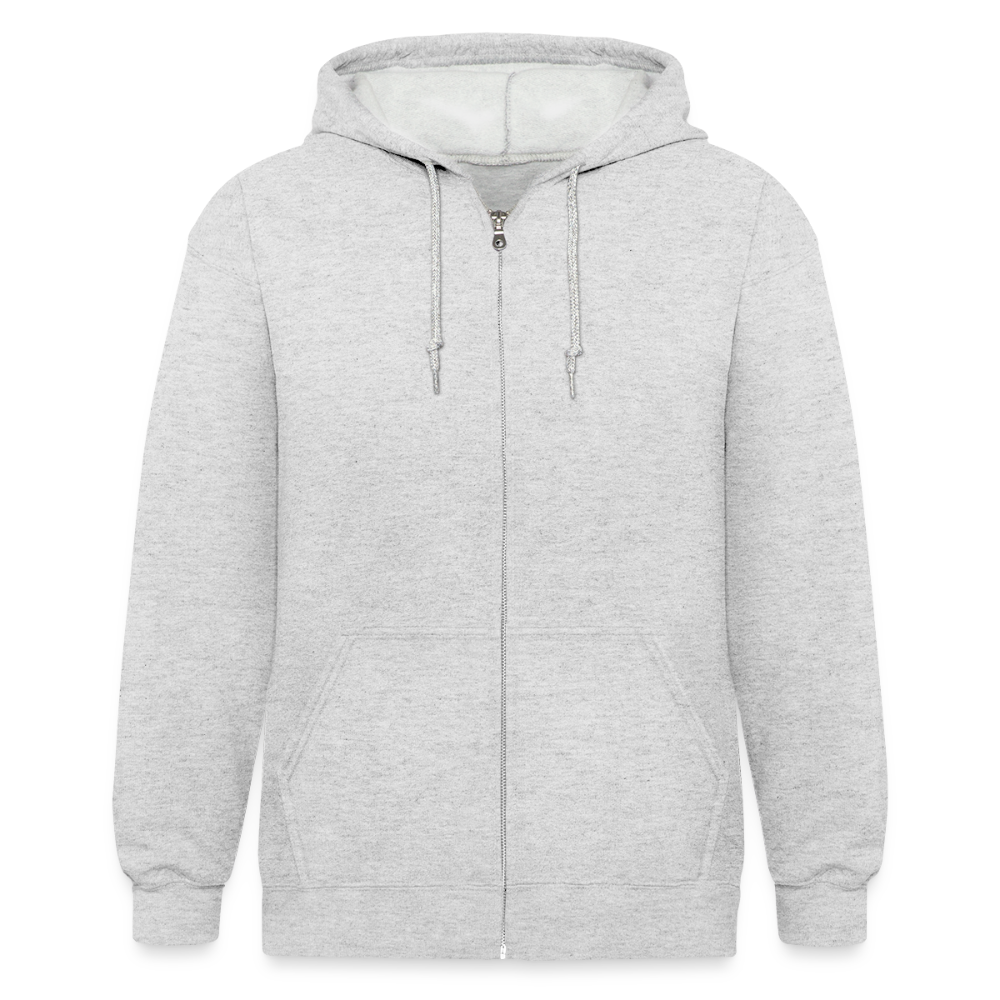Mannenjack Heavyweight met capuchon - heather wit