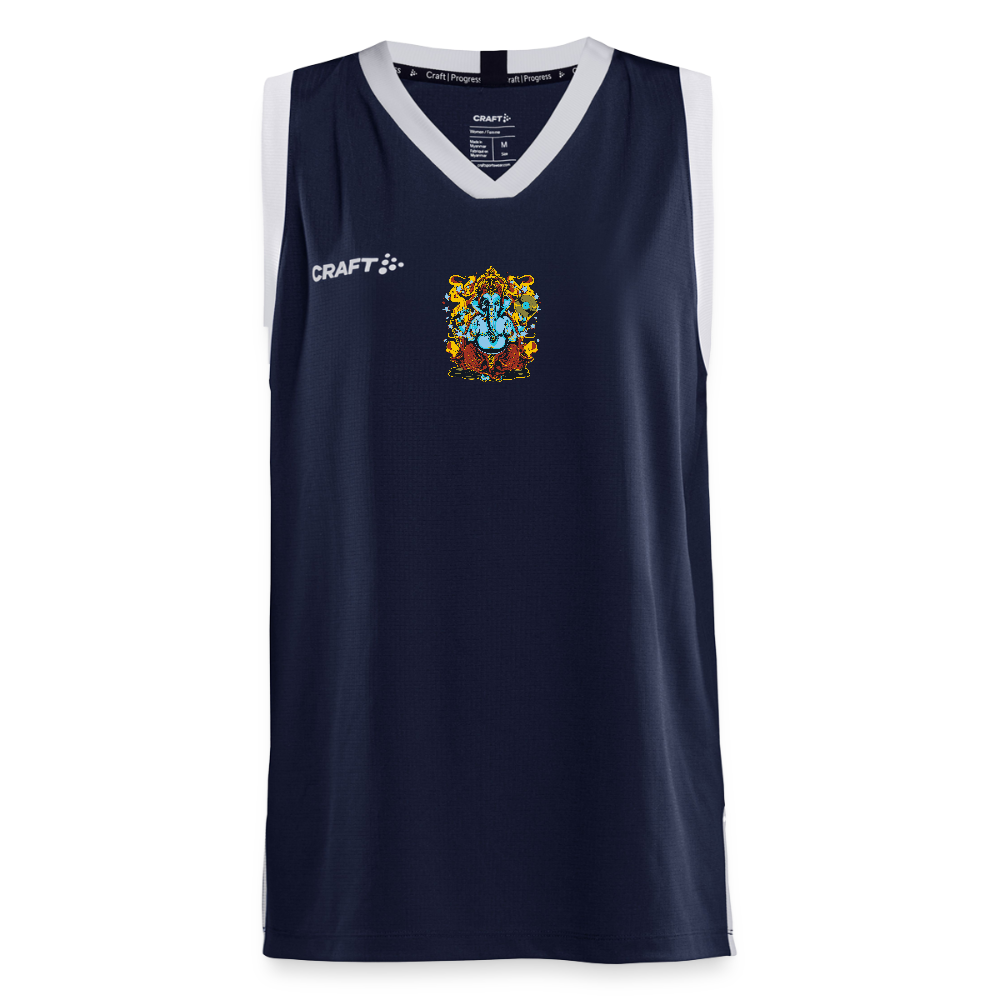 CRAFT Progress kinder-basketbalshirt - navy