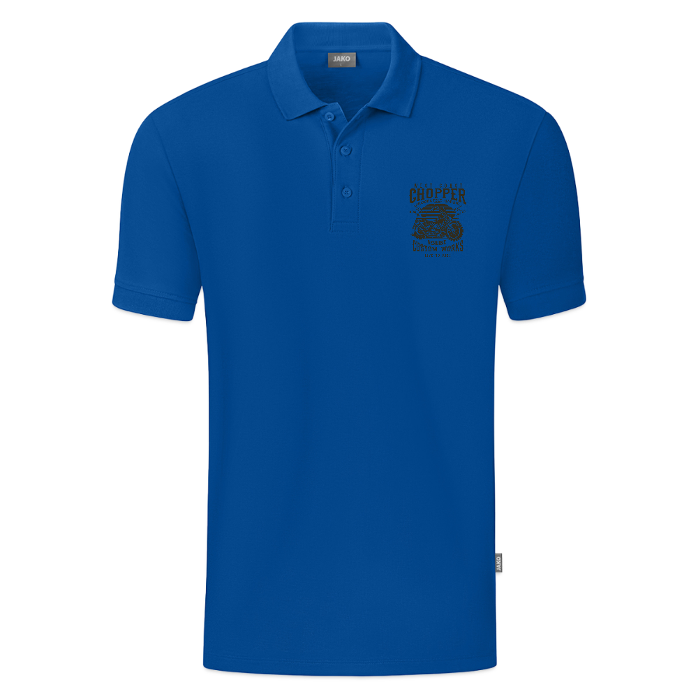 JAKO Mannen Polo Organic - blauw