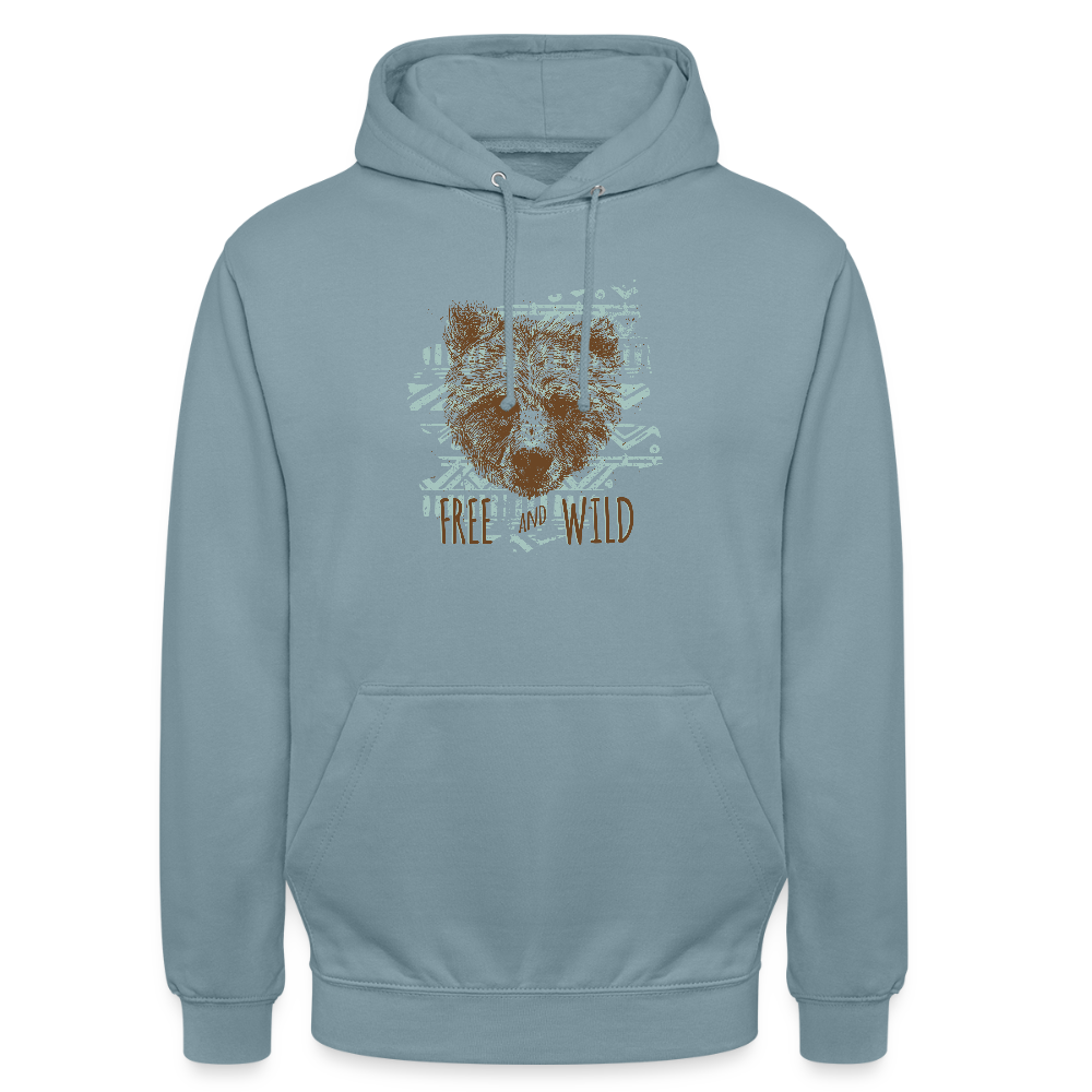 Hoodie unisex - nevelblauw