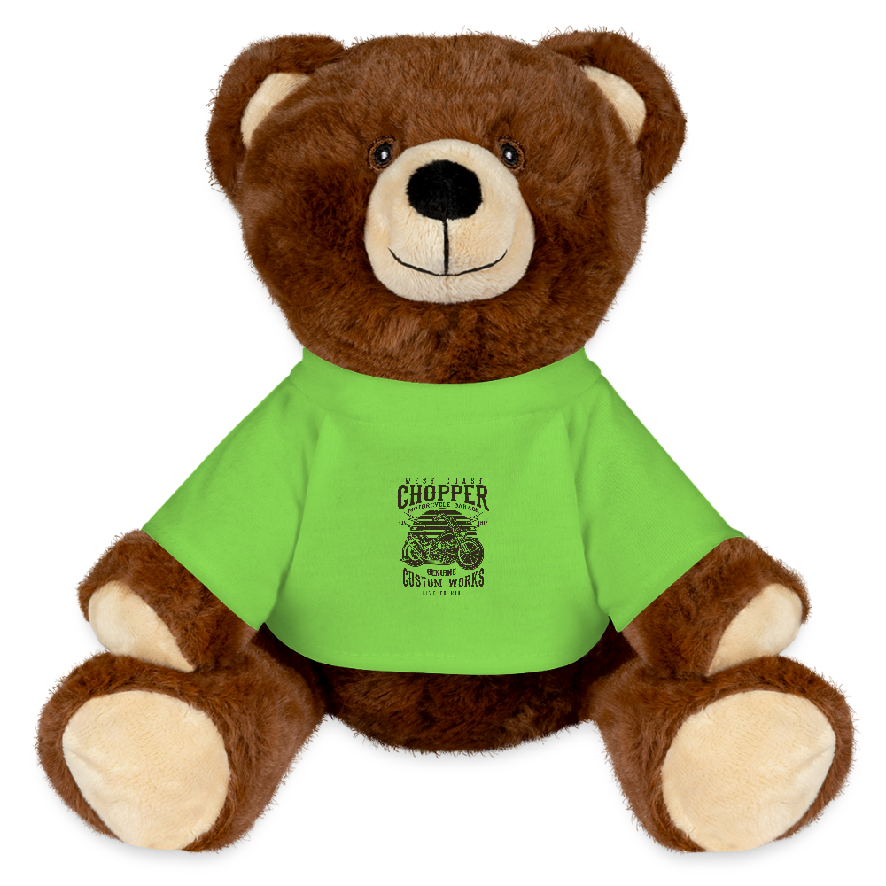 MiniFeet® RecycelBär® bruin - lichtgroen