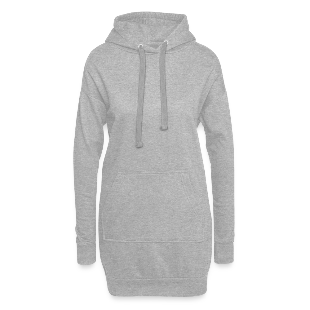 Hoodiejurk - grijs gemêleerd
