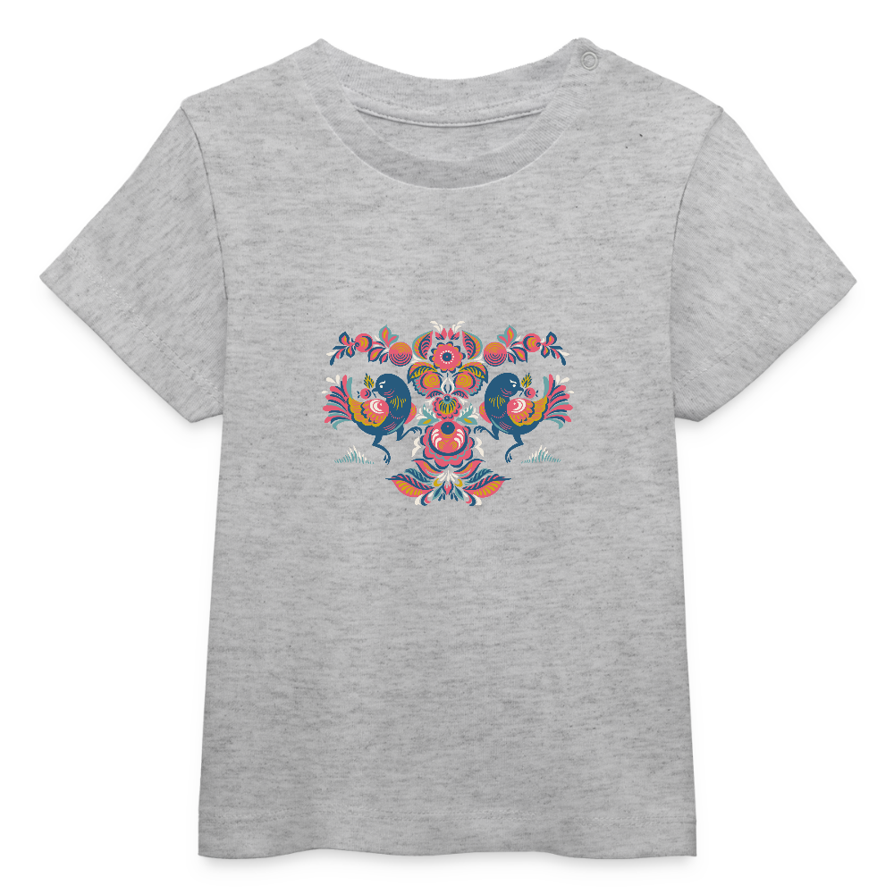 Stanley/Stella baby bio-T-shirt BABY CREATOR - grijs gemêleerd