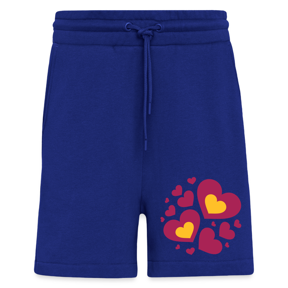 Organic relaxed shorts made in EU - Iconic Blue