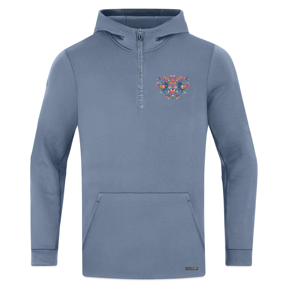 JAKO Ziphoodie Pro Casual - blauwgrijs