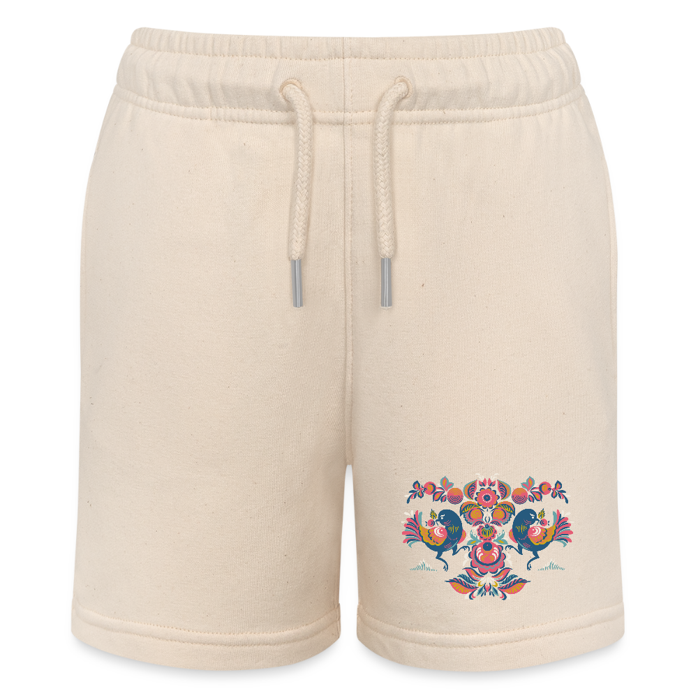 Stanley/Stella teenager bio-joggingshorts MINI BOLTER - witgrijs