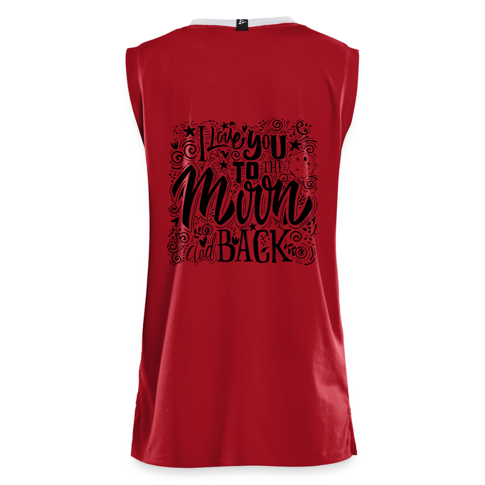 CRAFT Progress vrouwen basketbalshirt - donkerrood