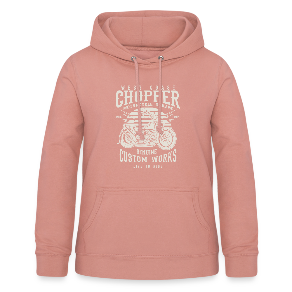 Vrouwen hoodie - altrosa