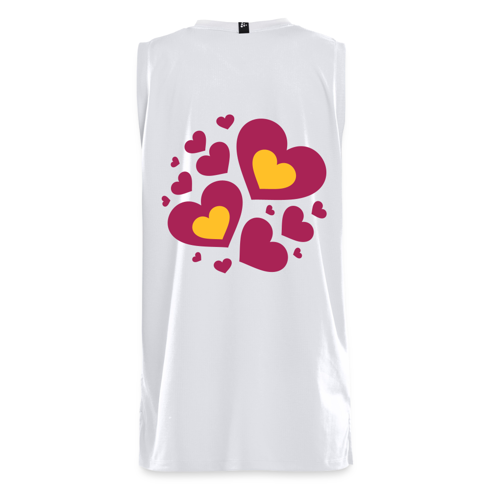 CRAFT Progress teenager basketbalshirt - wit