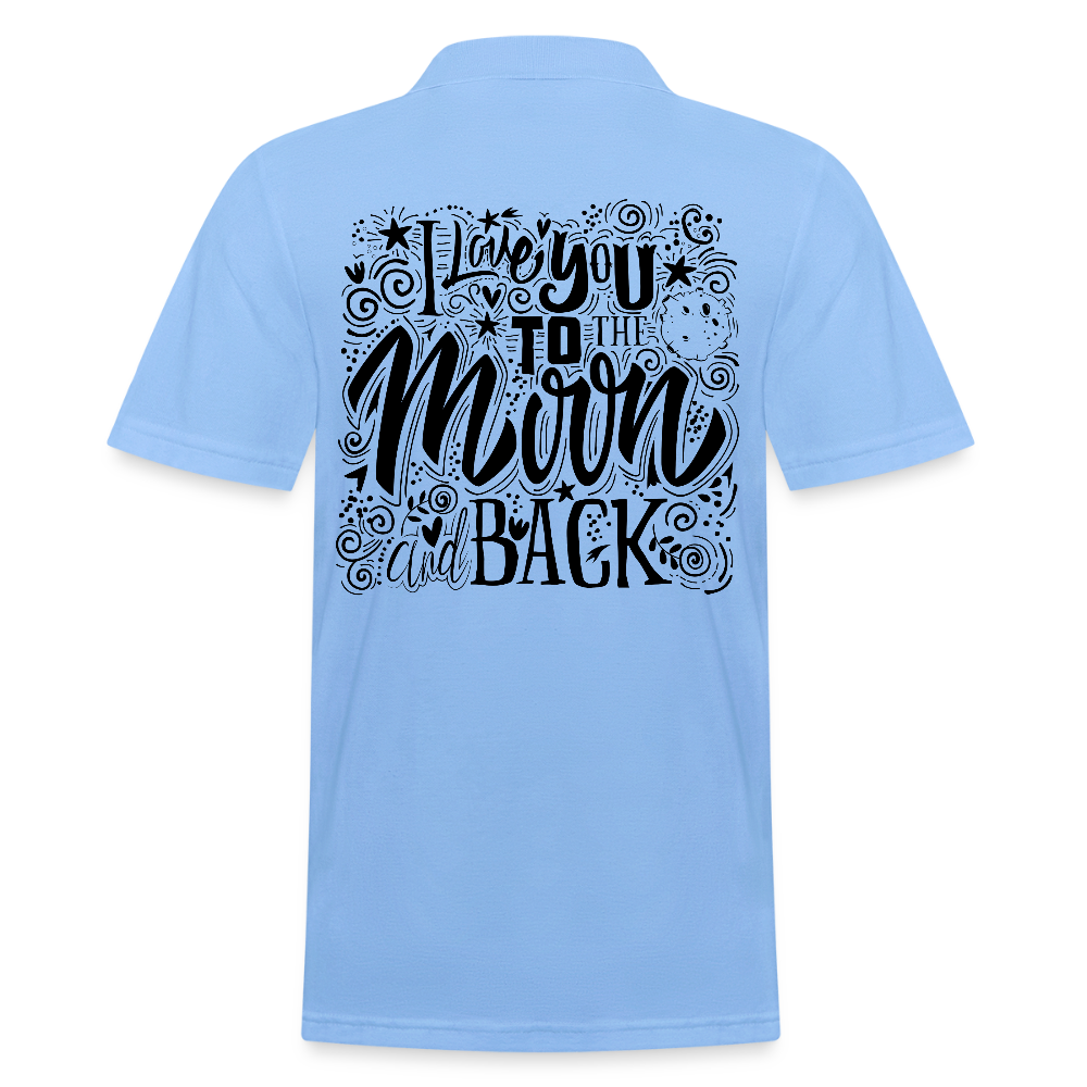 Mannen poloshirt - hemelsblauw
