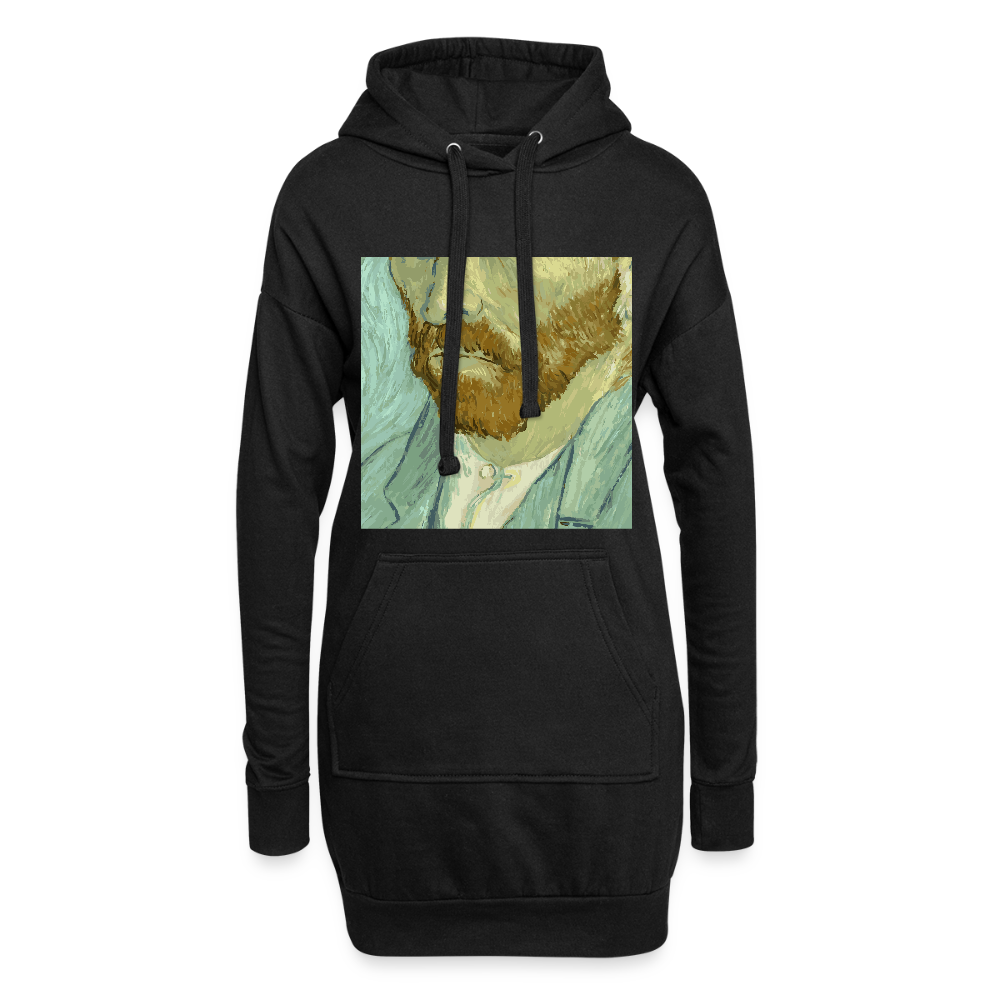Hoodiejurk - zwart
