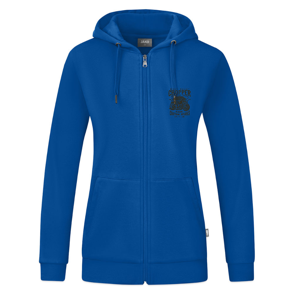 JAKO Vrouwen ziphoodie Organic - blauw