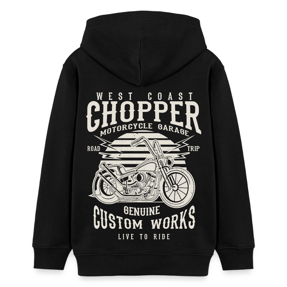 Stanley/Stella Tiener bio-hoodie Mini Cruiser - zwart