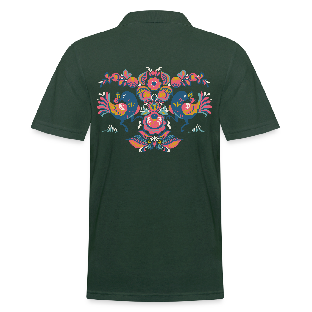 Mannen poloshirt - dennengroen