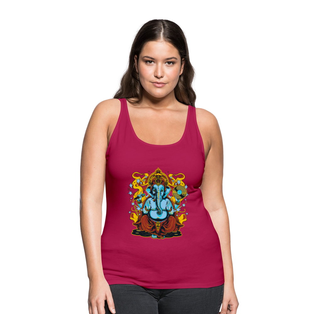 Vrouwen Premium tank top - donker roze