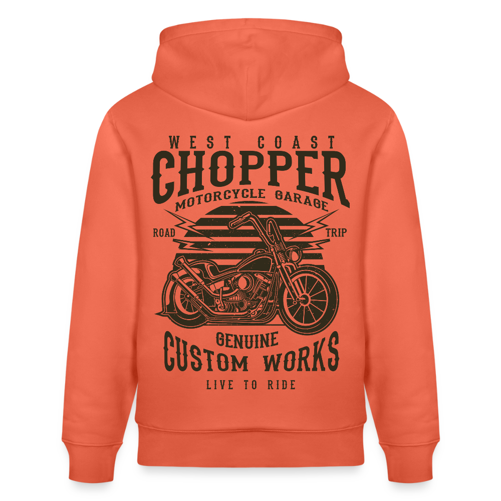 Stanley/Stella Uniseks bio-hoodie CRUISER - lichtrood
